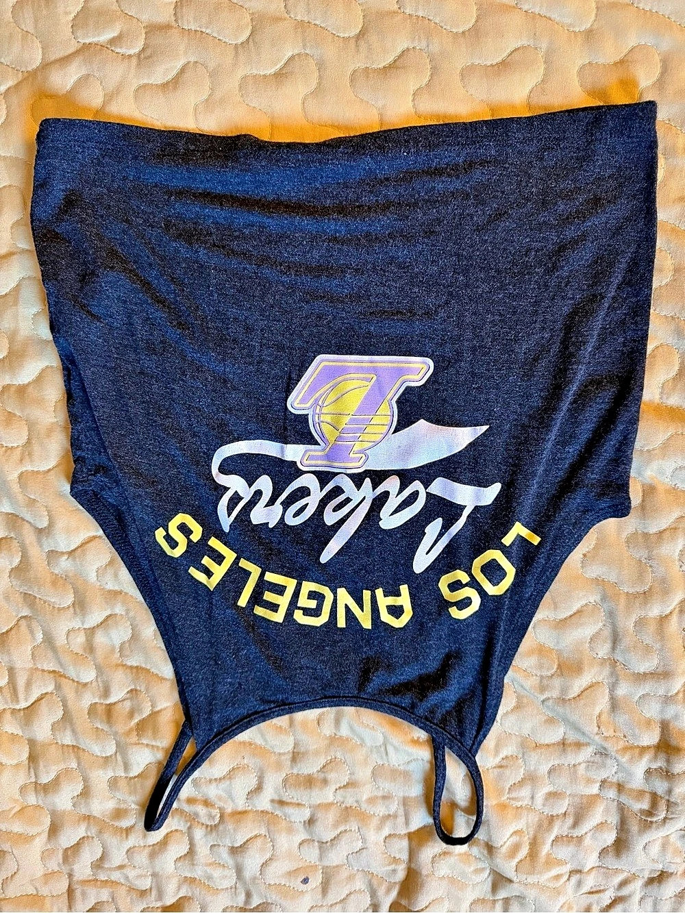 Forever 21 Los Angeles Lakers Graphic Tank Top Blue Medium